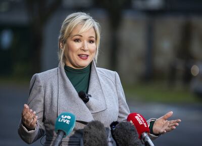 Sinn Fein vice president Michelle O'Neill said London and Dublin could strike an agreement on government in Northern Ireland in the absence of power-sharing. PA