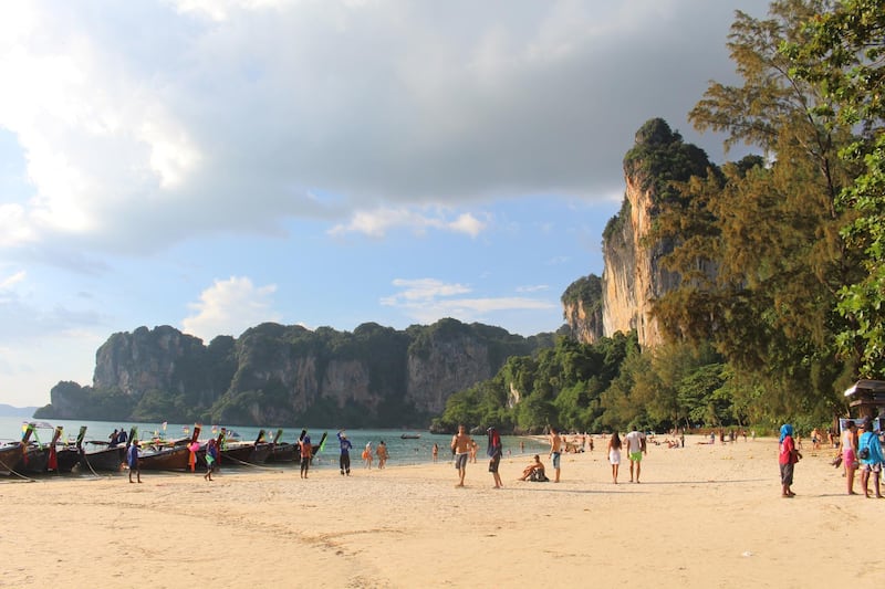 A beach in Krabi, Thailand. Some beaches in the area have banned smoking. Pixabay