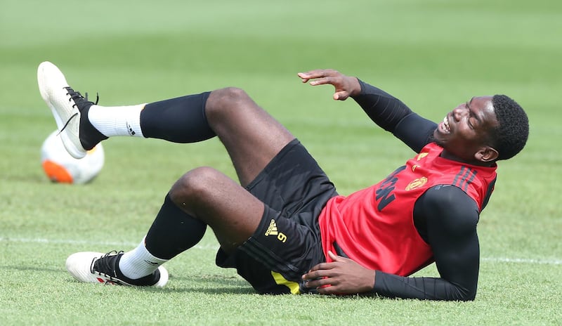 MANCHESTER, ENGLAND - JUNE 17: (EXCLUSIVE COVERAGE) Paul Pogba of Manchester United at Aon Training Complex on June 17, 2020 in Manchester, England. (Photo by Matthew Peters/Manchester United via Getty Images)