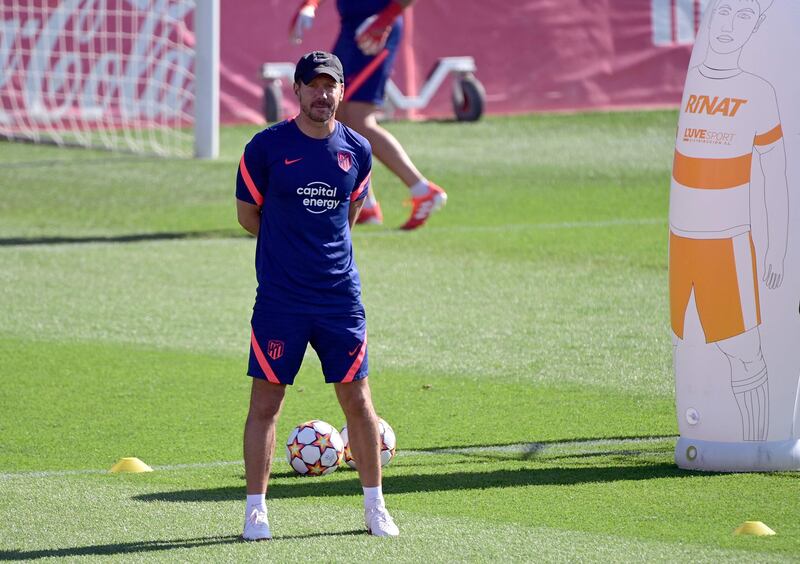 Atletico Madrid manager Diego Simeone. AFP