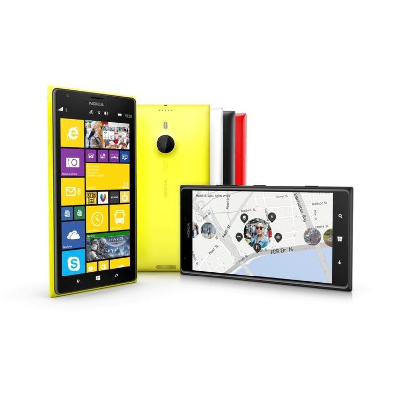 The Nokia Lumia 1520 offers a large screen and powerful camera but the tile system may not be to everyone's taste. Courtesy Nokia