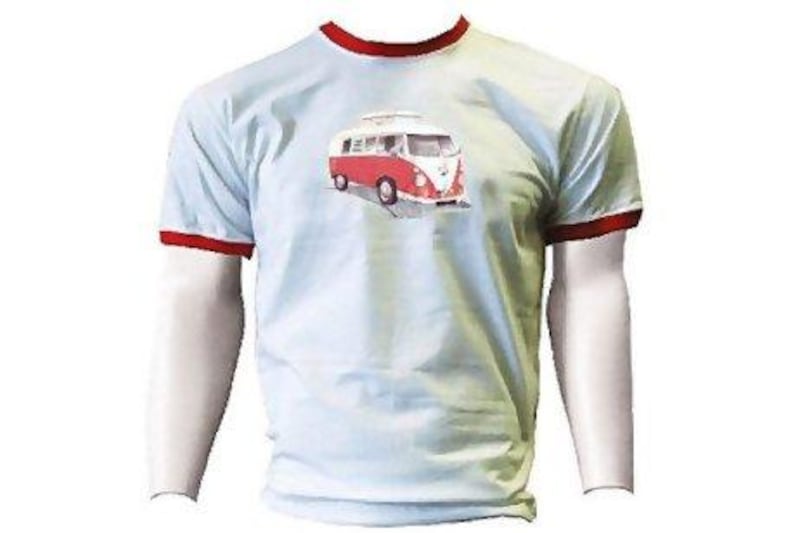 This T-shirt is a celebration of Volkswagen's famous campers.