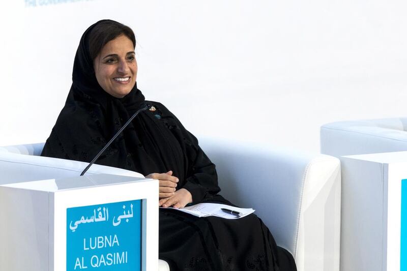 Sheikha Lubna Al Qasimi became the first female cabinet minister in 2004, blazing a trail for Emirati women. Reem Mohammed / The National