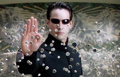 Keanu Reeves first appeared as Neo in 'The Matrix' in 1999. Courtesy of Warner Bros