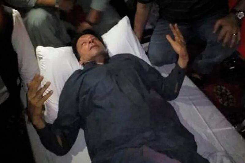 Former Pakistani prime minister Imran Khan was wounded in a shooting incident in Wazirabad. A gunman opened fire on a campaign vehicle carrying Mr Khan, wounding him slightly and also some of his supporters, a senior leader from his party and police said. AP