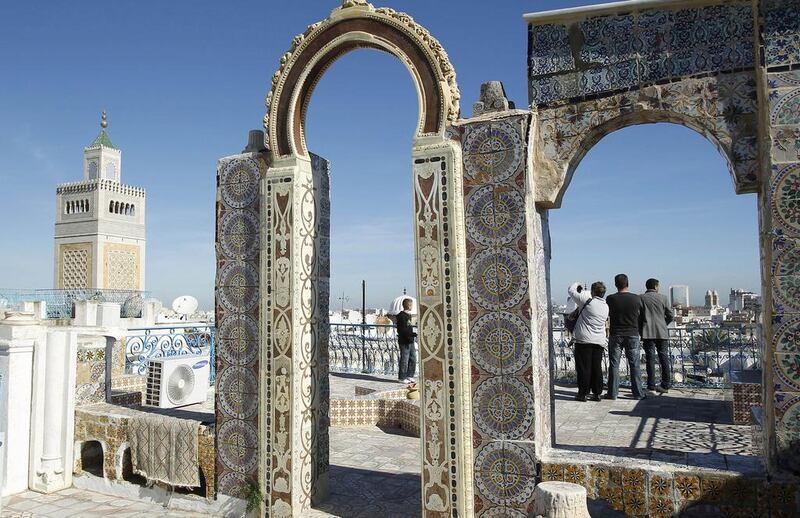 Visitors tour the medina, the old city of Tunis. Zoubeir Souissi / Reuters
