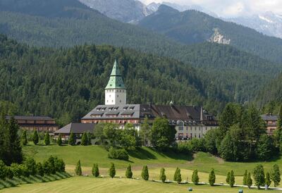 Schloss Elmau in Bavaria, Germany, will host the G7 summit in June. AFP 