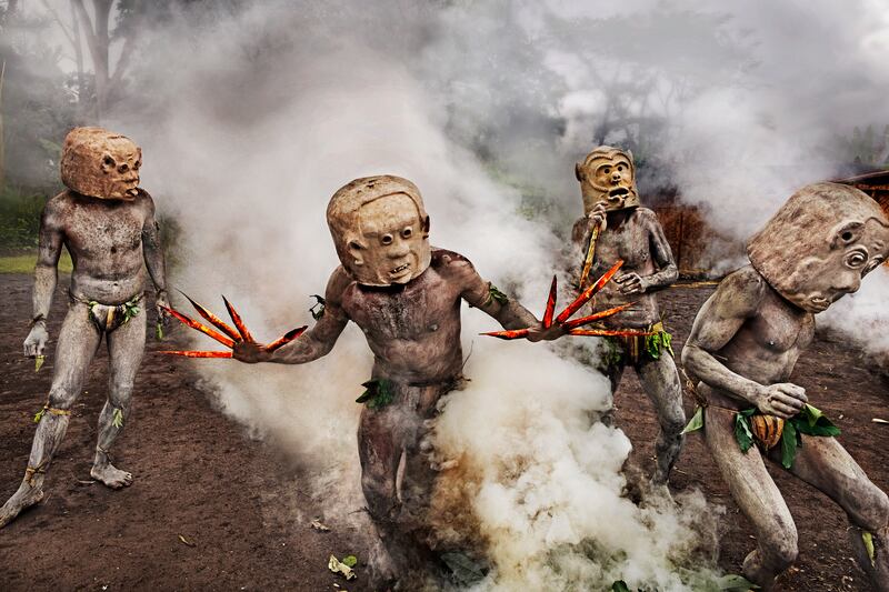 'Mudmen, Papua New Guinea, 2017'.