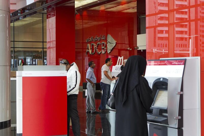 ADCB is Abu Dhabi’s third-largest lender by assets. Mona Al Marzooqi / The National