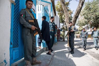 Security is tight in Kabul, where the Taliban attacked many polling stations.