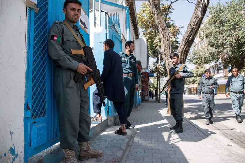 Security is tight in Kabul, and the Taliban has already attacked many polling stations throughout the city and country. 