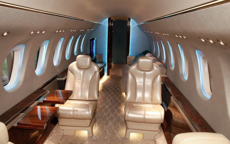 FILE PHOTO: The interior of the Cessna Citation Longitude jet is seen during a tour of the Cessna business jet assembly line at their manufacturing plant in Wichita, Kansas August 14, 2012.  REUTERS/Jeff Tuttle/File Photo