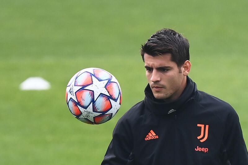 Juventus' Spanish forward Alvaro Morata. AFP