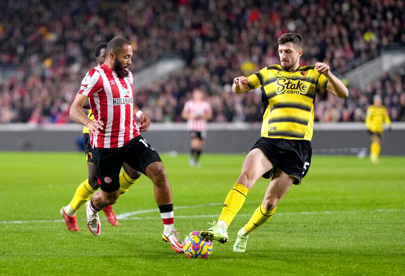 Craig Cathcart – 6, Provided a decent tackle in the box to deny Mbeumo of a shooting chance early on. Solid in the air with Troost-Ekong to stop Brentford’s passages of play. PA