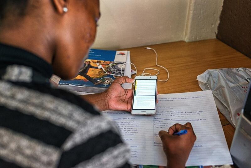 Yahsat's satellite broadband coverage of Africa has been a game changer. Above, a community library in the Eastern Cape of South Africa. Courtesy Yahsat