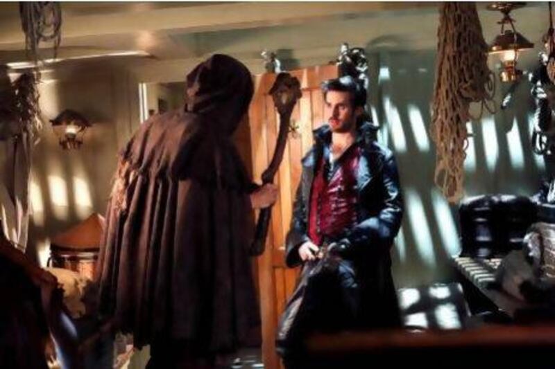 Colin O'Donoghue as Captain Hook in the finale of season two of Once Upon A Time. Courtesy ABC