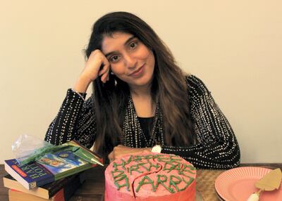 Ayesha Nemat Khan recreated the birthday cake Hagrid got Harry Potter on his 11th birthday. Courtesy of Ayesha Nemat Khan