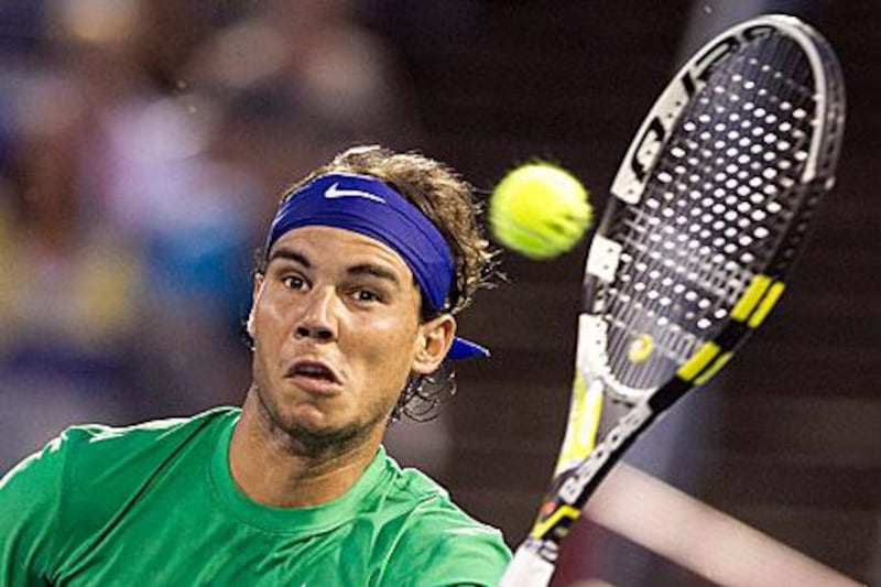 Rafael Nadal was rusty on his return to tennis at the Montreal Masters.