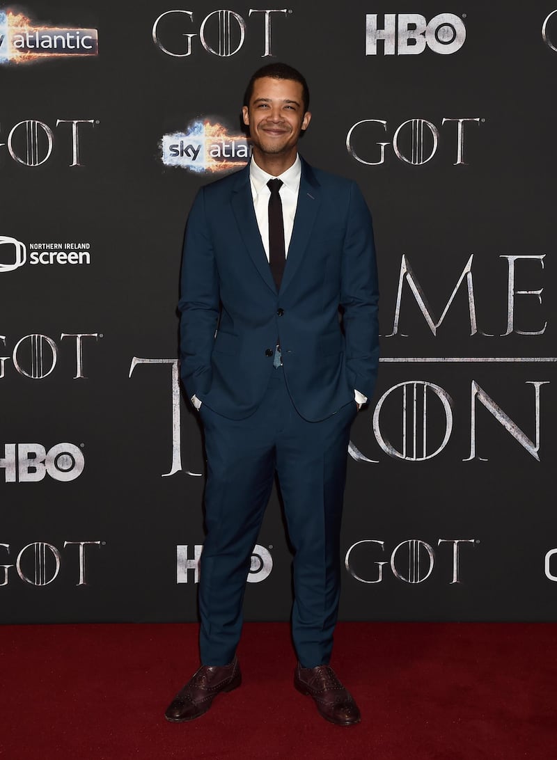 Jacob Anderson (Grey Worm) at the premiere of season eight of 'Game of Thrones' in Belfast. Getty Images