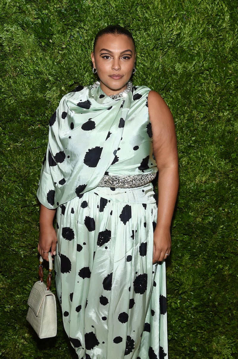 Paloma Elsesser in JW Anderson at the CFDA, Vogue Fashion Fund 2019 Awards, at Cipriani South Street on November 04, 2019. Getty