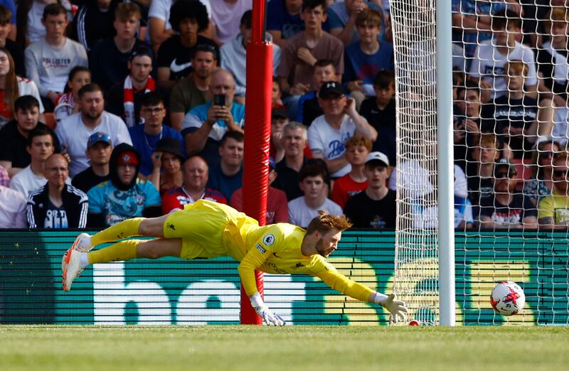 Caoimhin Kelleher - 7. Robbed of more cup chances by his teammates' poor showings in those competitions and was never going to displace Alisson in the Premier League. Surely ready for first-team football elsewhere. Reuters