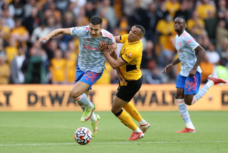 Diogo Dalot (90') N/A. On for Greenwood at the last. Getty