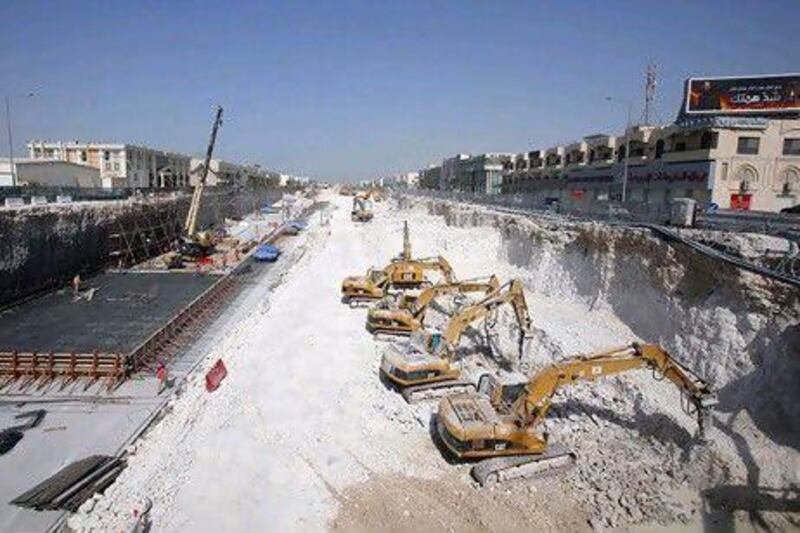 Ball rolling: Qatar has begun a US$200 billion development drive in preparation for hosting the 2022 Fifa World Cup. Fadi Al-Assaad / Reuters