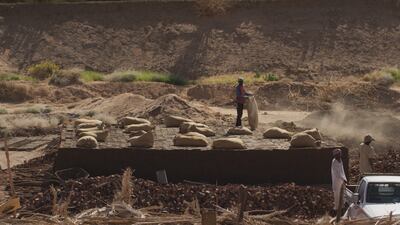 A still from Of Men and Gods and Mud (2022). Photo: Ali Cherri
