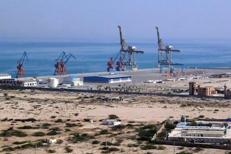China took formal operational control of the Gwadar port on Pakistan's Arabian Sea coast last month. Behram Baloch / AFP