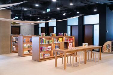 The Abu Dhabi Children’s Library at the Cultural Foundation is reintroducing its lending services again. Reem Mohammed/The National