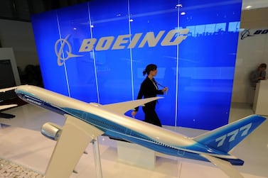 Etihad will take order of six Boeing 777-9x aircraft. Roslan Rahman / AFP