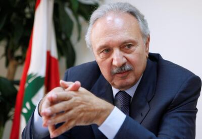 FILE PHOTO: Lebanon's then-Minister of Economy and Trade, Mohammad Safadi, speaks during the Reuters Middle East Investment Summit in Beirut, October 20, 2010. REUTERS/Cynthia Karam/File Photo