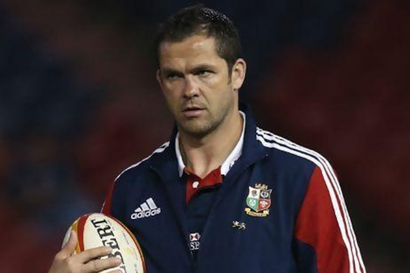 Andy Farrell, the Lions defence coach.