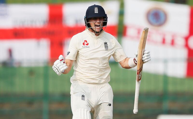 Cricket - England v Sri Lanka, Second Test - Pallekele, Sri Lanka - November 16, 2018. England's captain Joe Root celebrates his century. REUTERS/Dinuka Liyanawatte