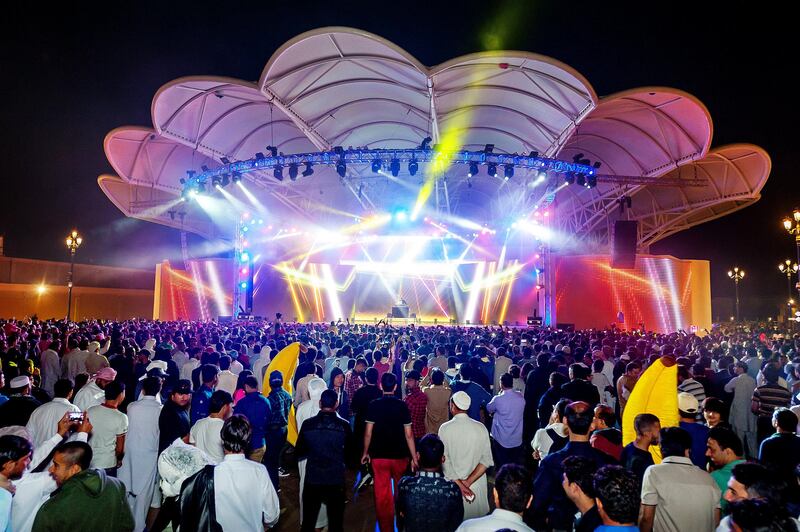 The main Cultural Stage at Global Village. Courtesy Global Village