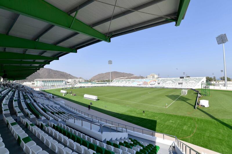 Khorfakkan Stadium in UAE. Courtesy AGL