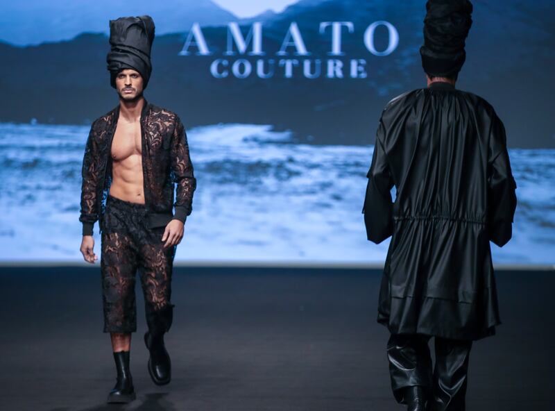 It featured a mix of menswear and womenswear.