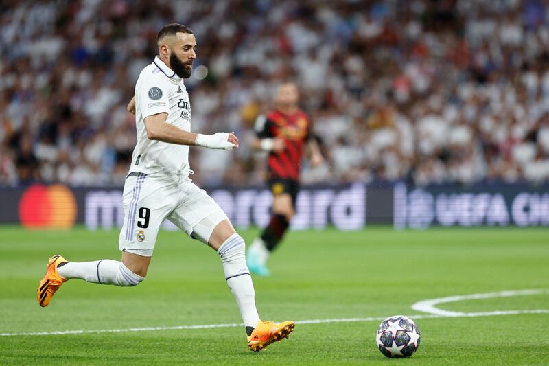 Karim Benzema - 6. Led the line well as usual but didn't pose much of a goal threat. His best chance came with a header which Ederson palmed away. EPA