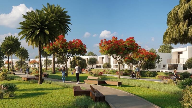 A rendering of what the community will look like upon completion. Courtesy: Majid Al Futtaim