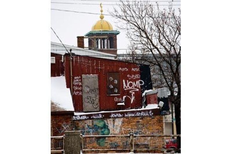 The Mas Quran Institute in Detroit. Michigan is home to a large community of Arab-Americans.