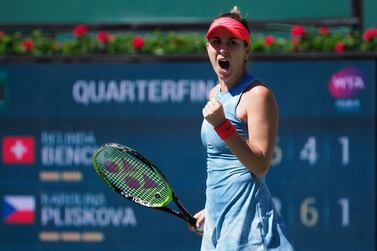 Belinda Bencic reached the quarter-finals of the US Open five years ago when she was just 17. EPA
