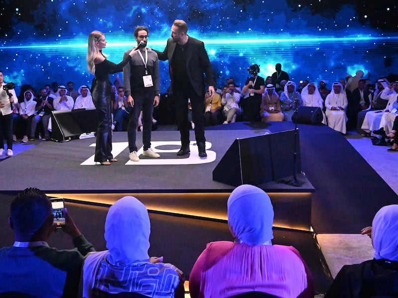 Influencers and content creators at the 1 Billion Followers Summit in Dubai. WAM