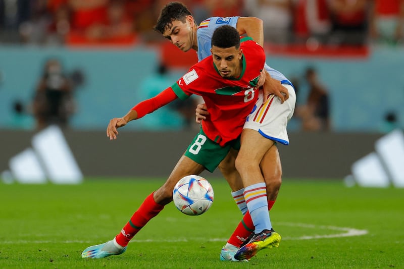 Azzedine Ounahi, 8 – Cleared everything up just in front of the defence and always looked like an important presence on the counter. AFP