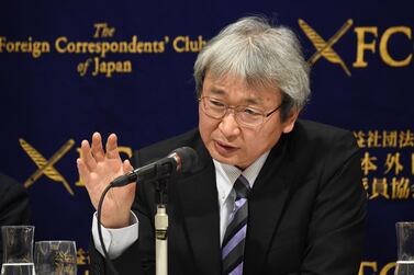 Lawyer Motonari Otsuru is one of those defending Carlos Ghosn who has resigned from the case. AFP