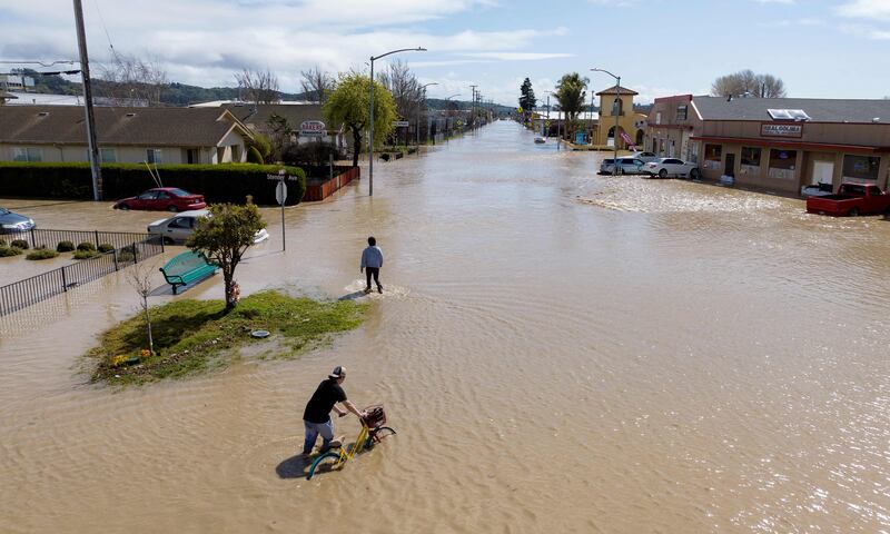 An unusually intense series of storms has battered California for weeks