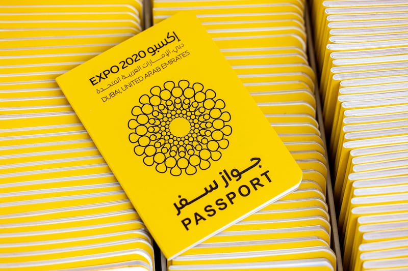The Expo 2020 passport is a must-have for visitors. Go around the pavilions and collect those passport stamps before it's too late. Photo: Expo 2020 Dubai