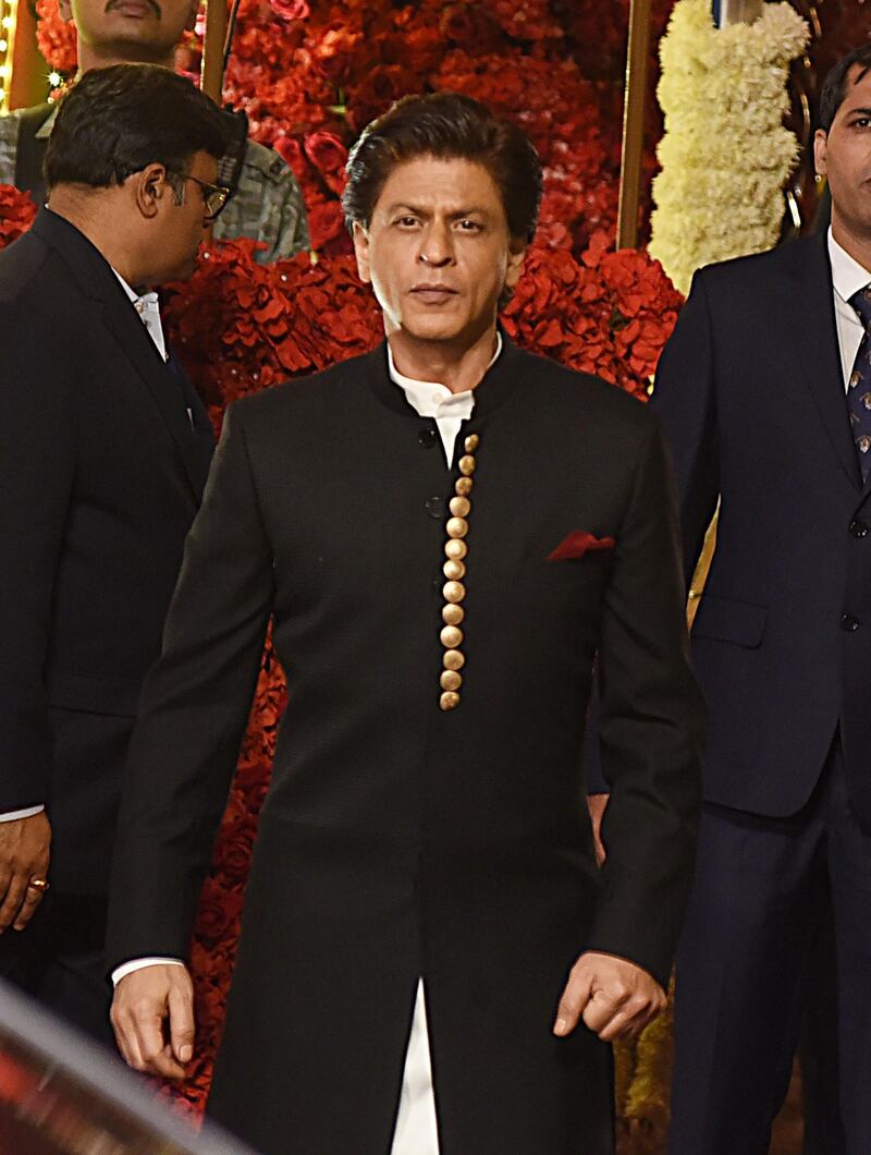 Indian Bollywood actor Shah Rukh Khan attends. AFP