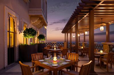 A terrace at the Sheraton Sharjah. Courtesy Sheraton