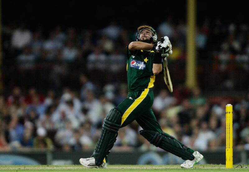 SYDNEY, AUSTRALIA - JANUARY 24:  Shahid Afridi of Pakistan bats during the second One Day International between Australia and Pakistan at the Sydney Cricket Ground on January 24, 2010 in Sydney, Australia.  (Photo by Brendon Thorne/Getty Images)