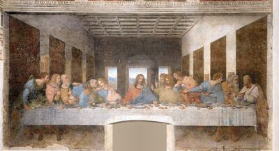 The Last Supper (1490s). It is one of the world's most recognisable paintings. The mural is housed by the refectory of the Convent of Santa Maria delle Grazie in Milan.